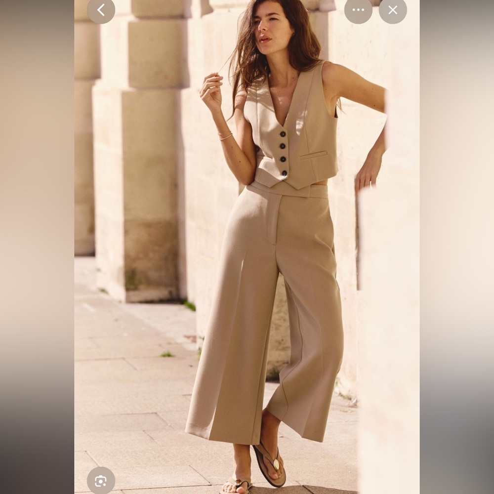 Zara Tan Vest